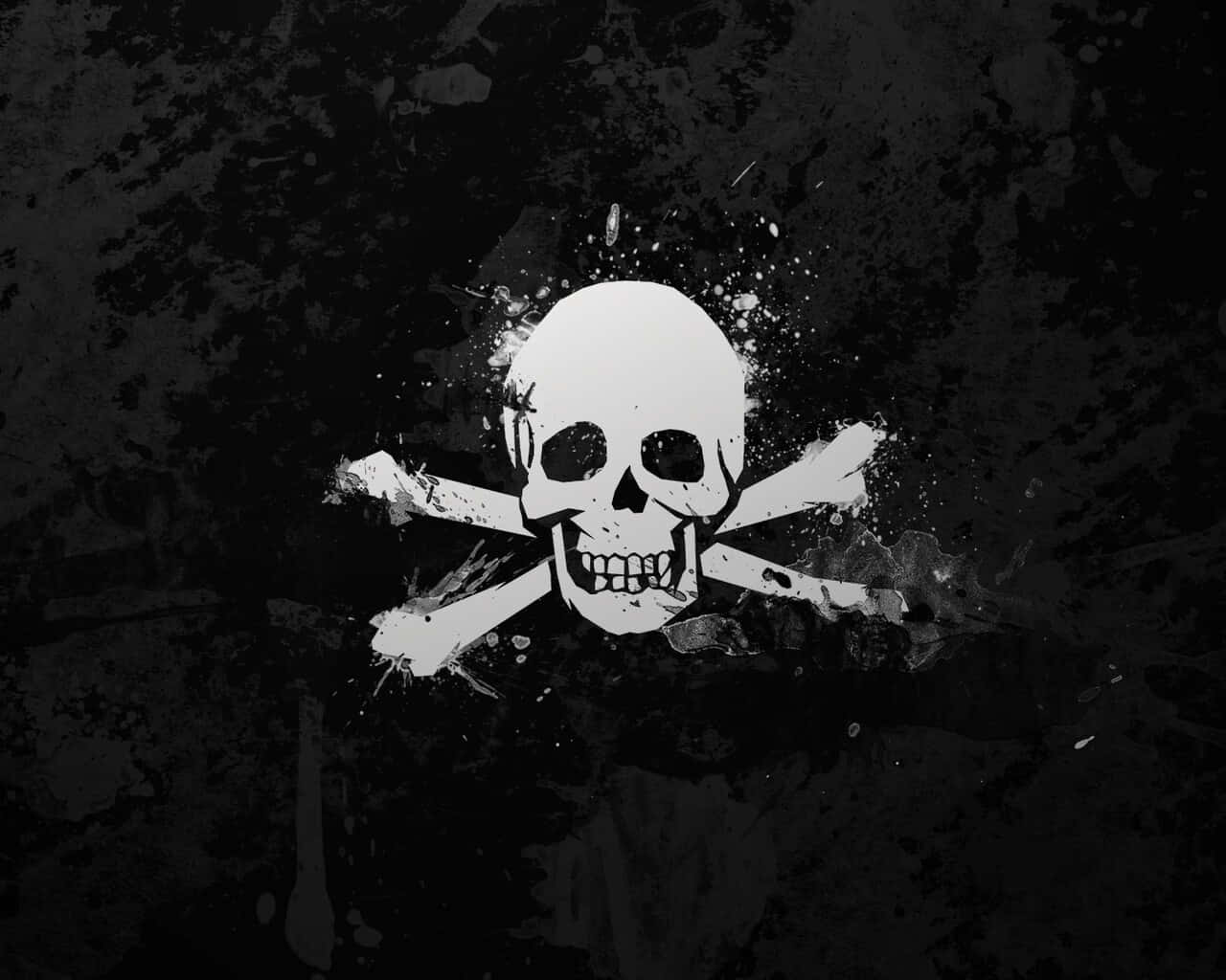 Black Skeleton Wallpaper