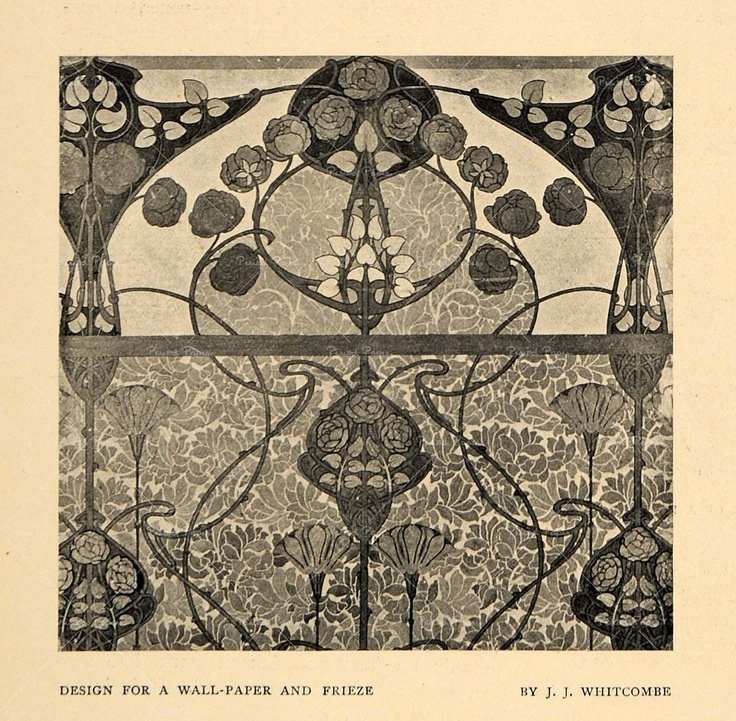 Art Nouveau Wallpaper Designs