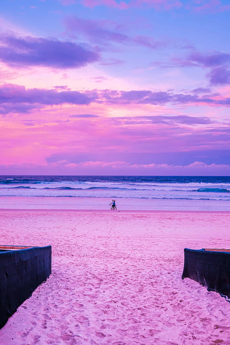 Pink Beach Aesthetic 140qqu5l8kv0wia0 Wallpaper