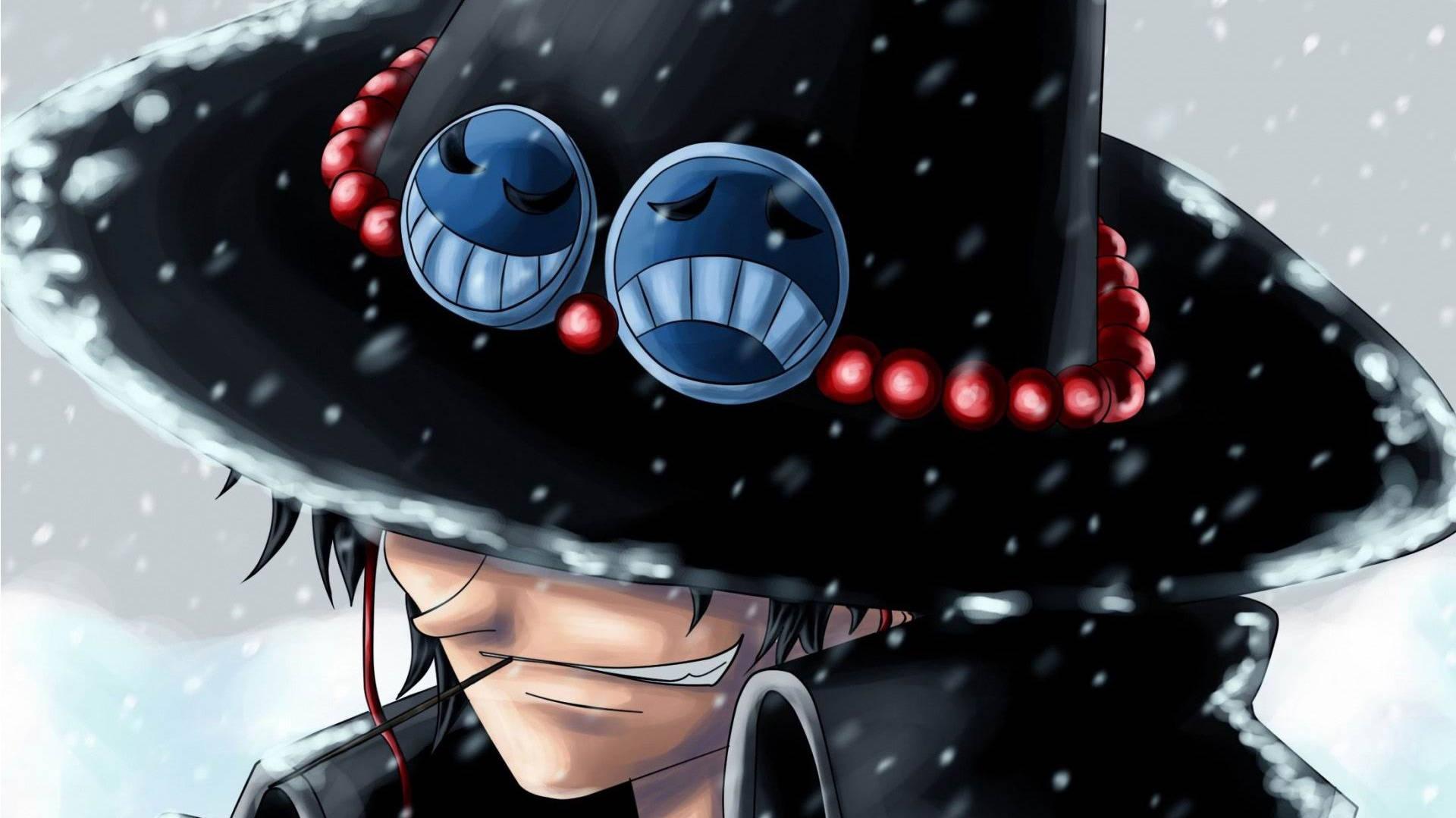Anime Profile Ace Black Hat Wallpaper
