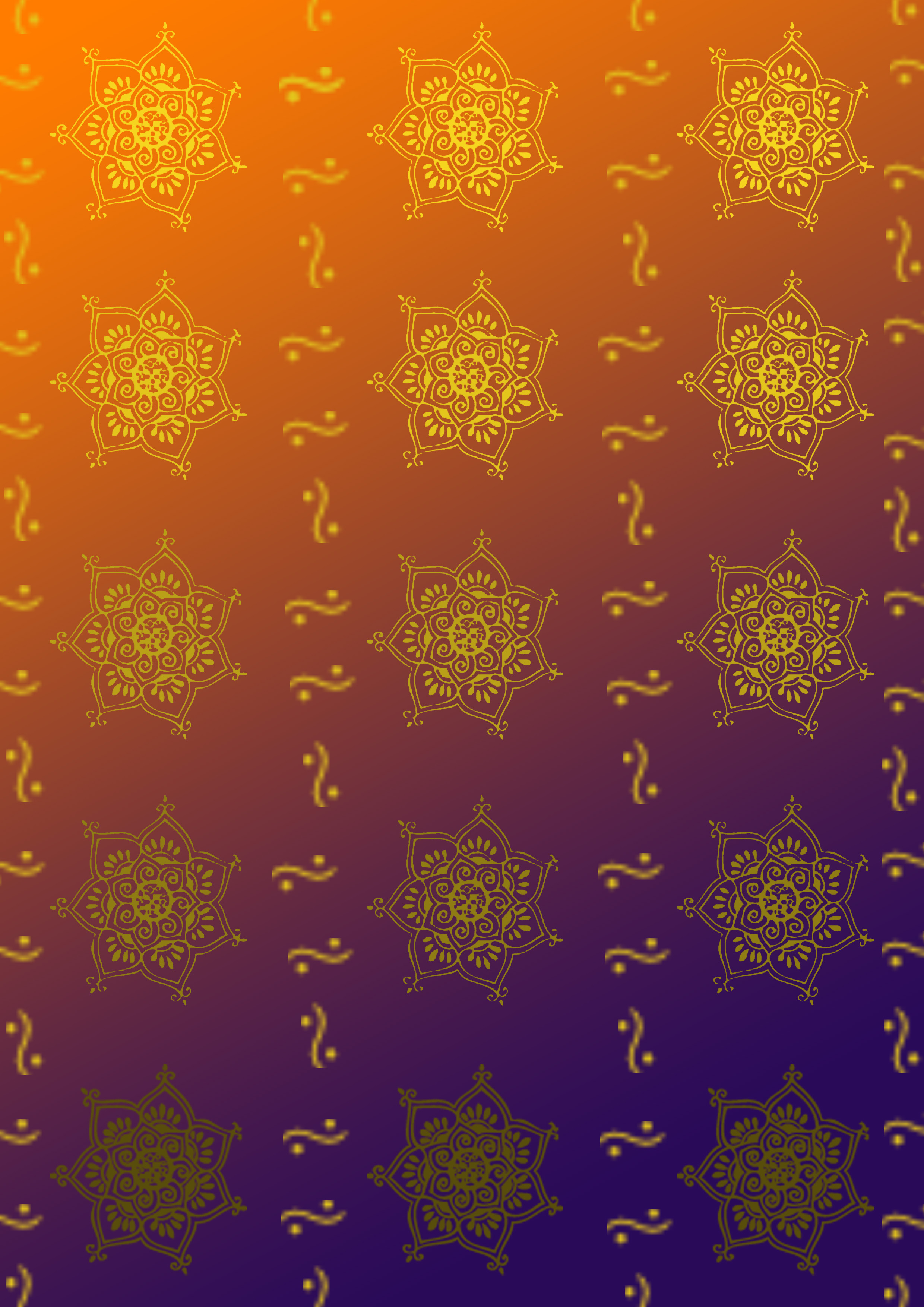 Indian Purple And Orange Background Paper