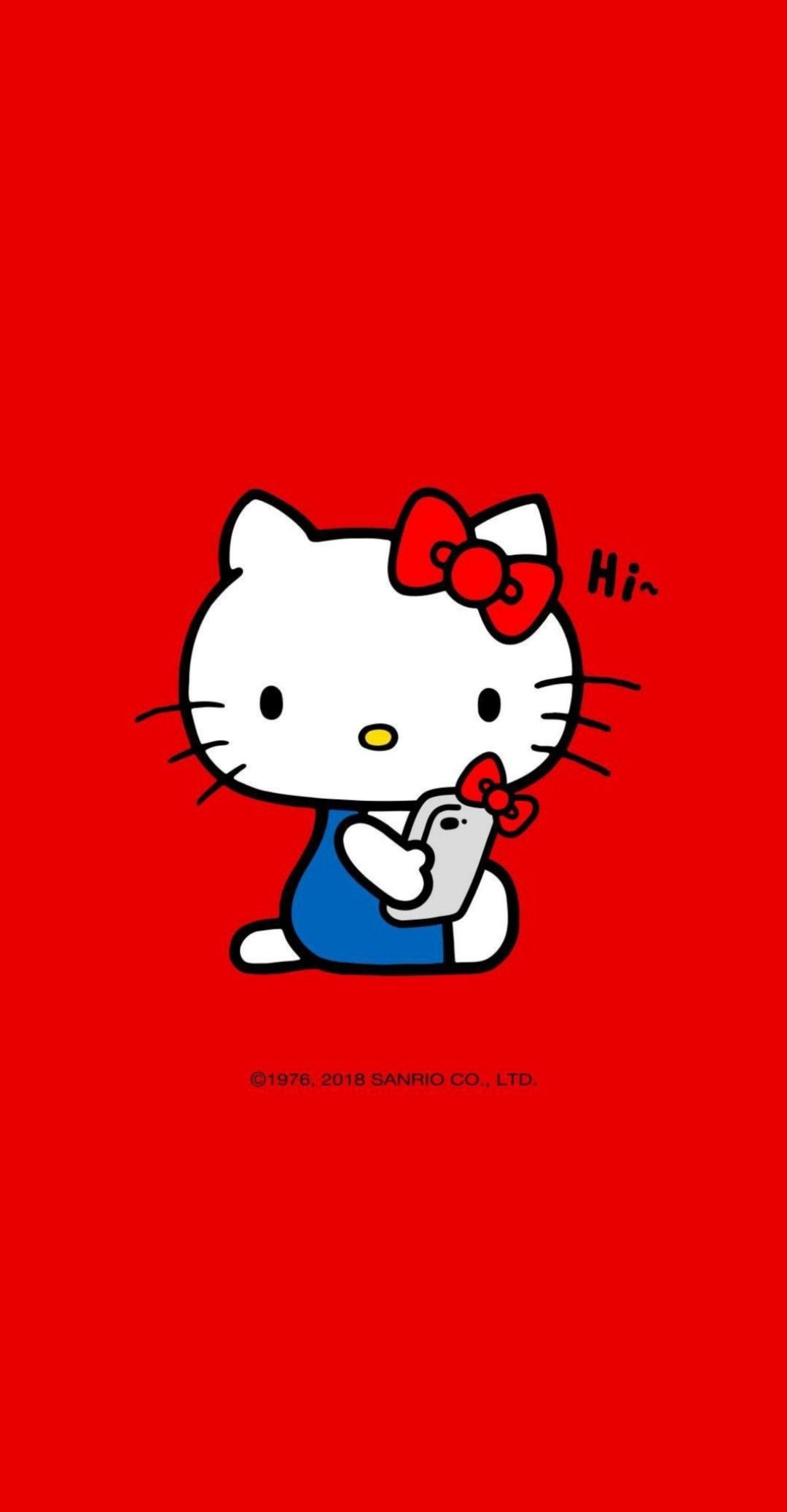 Hello Kitty Cartoon Wallpaper iPhone Hintergrundbild