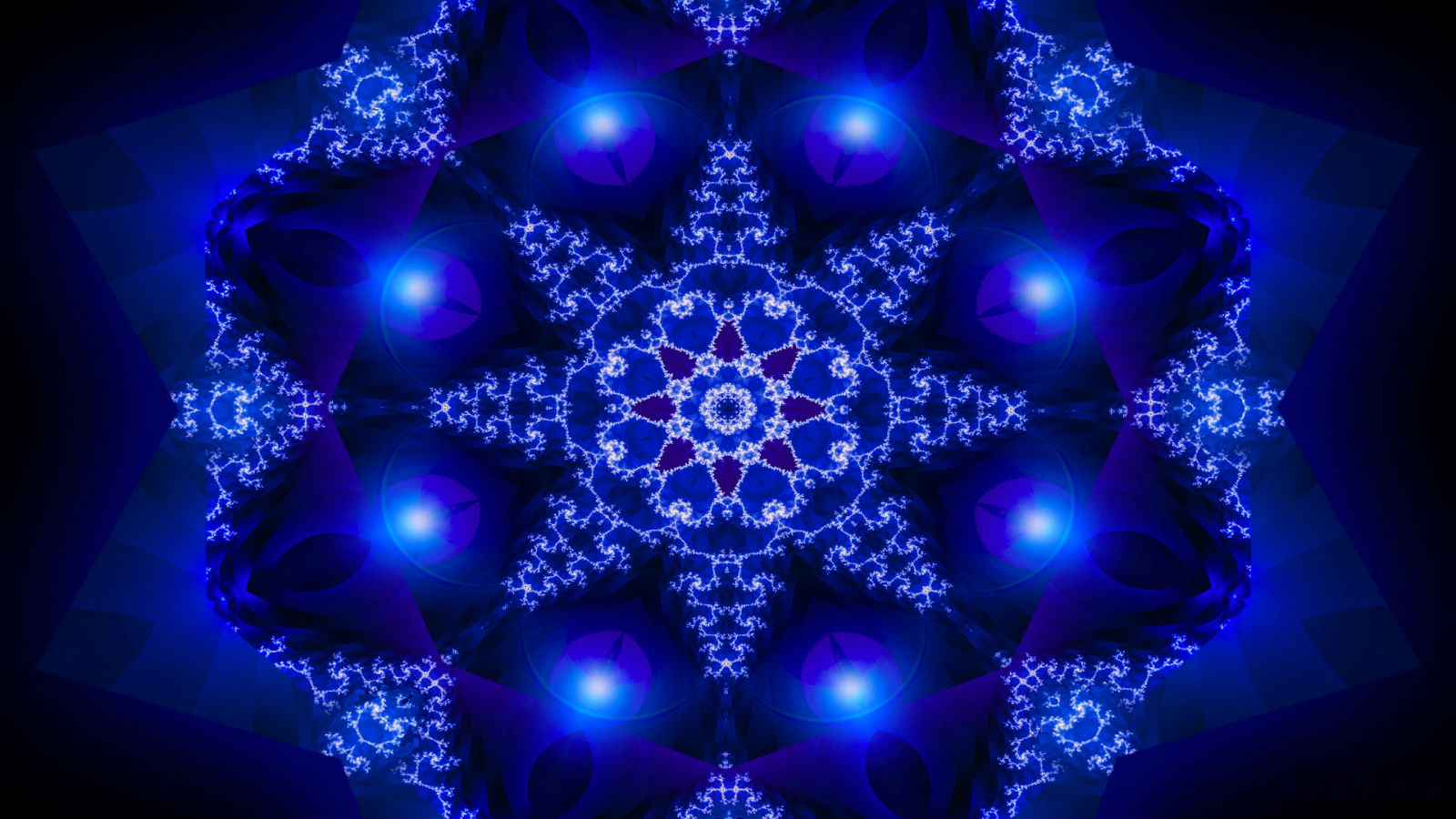 Christmas Fractal Wallpaper Which Is Under The