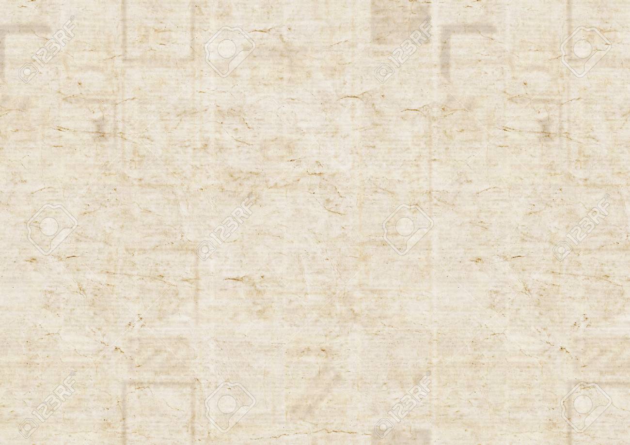 Old Crumpled Grunge Newspaper Paper Texture Background Blurred