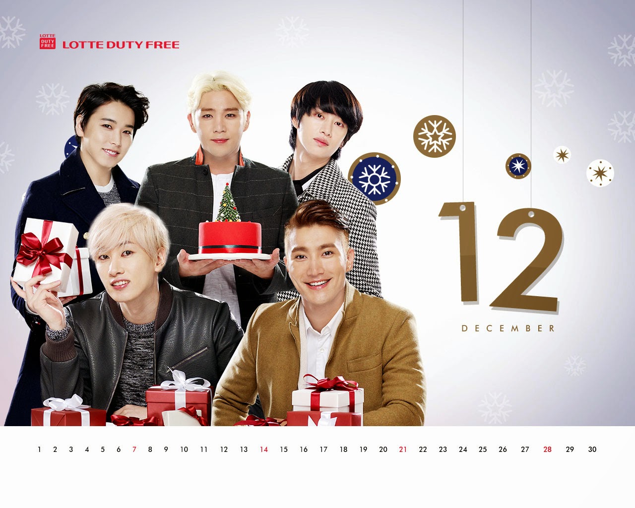 Exo 2pm Y Super Junior En Wallpaper Calendarios Diciembre