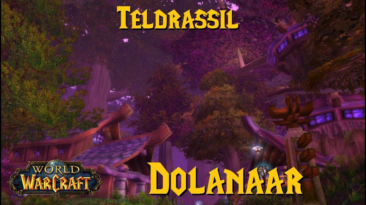 Teldrassil Dolanaar World Of Warcraft Background Ambience
