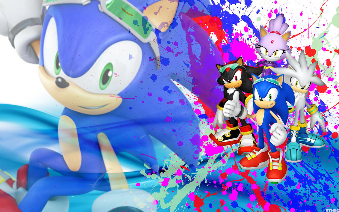 Sonic Shadow Silver And Blaze   Wallpaper by SonicTheHedgehogBG on