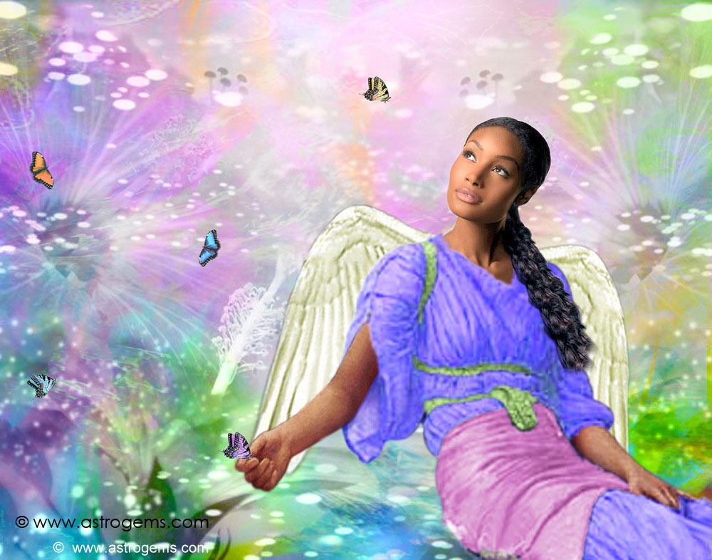 Black Art African American Angel Angels