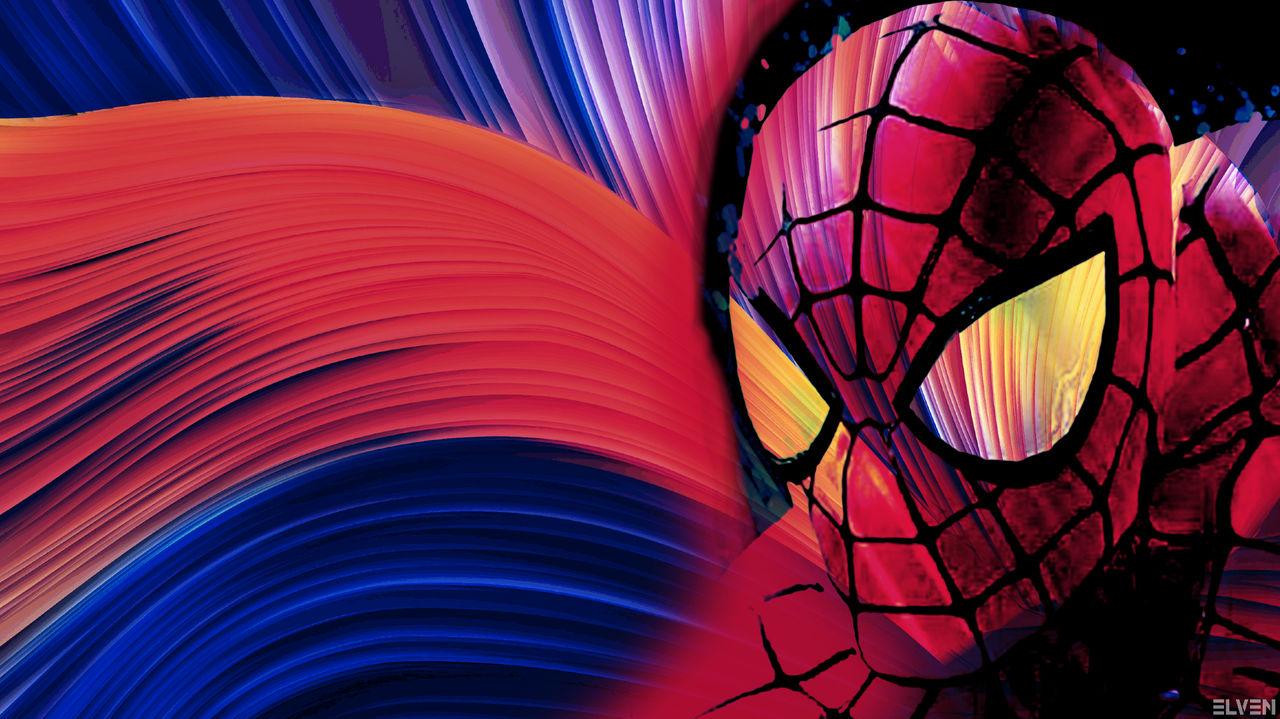 Spider Man Abstract Wallpaper By Elvenv