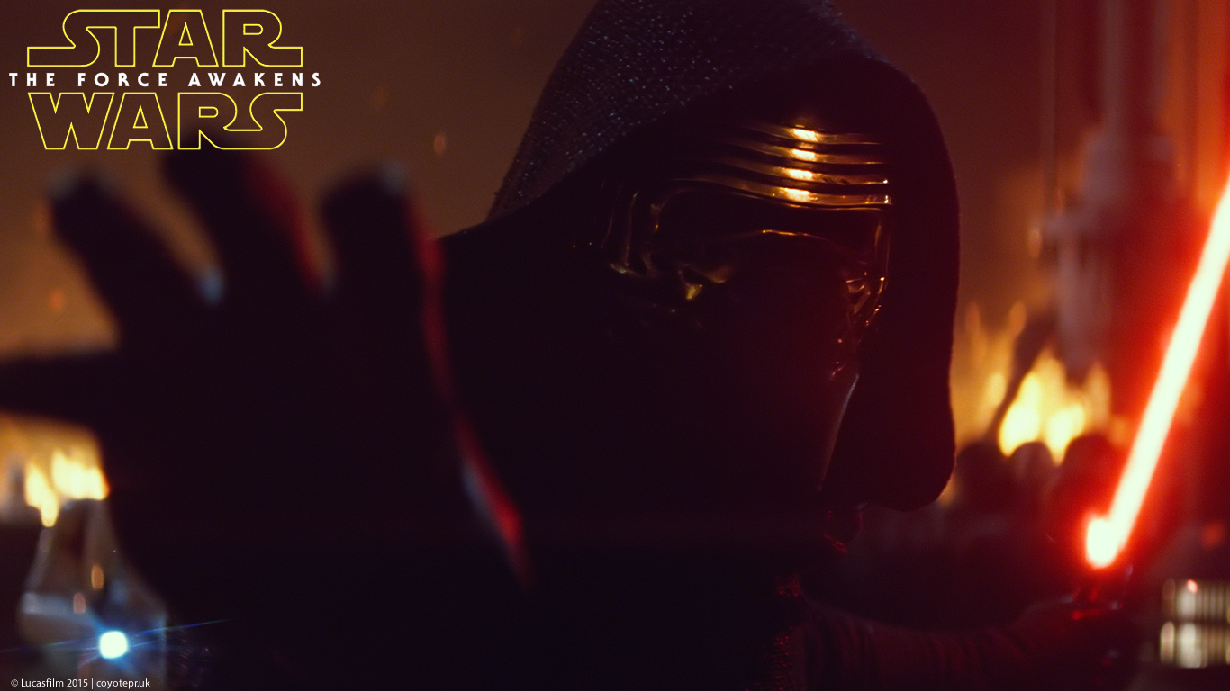 Star Wars The Force Awakens wallpaper 02 Confusions and Connections 1366x768