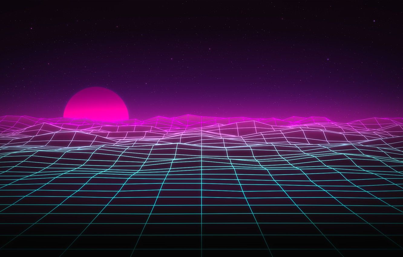 80s Aesthetic 4k Wallpaper