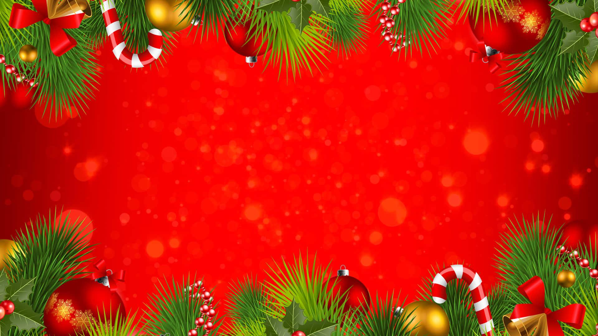 Download Festive Christmas Background in 4K Resolution Wallpaper