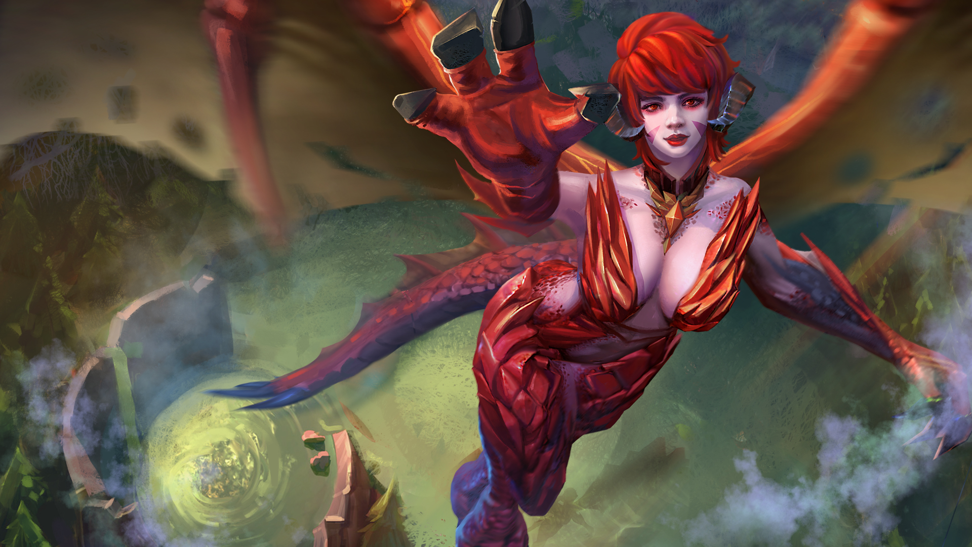 Dragoness Wallpaper From Heroes Of Newerth Gamepressure