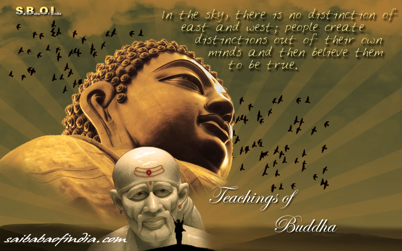 Buddha Sai Baba Wallpaper Screensavers Updates Prasanthi