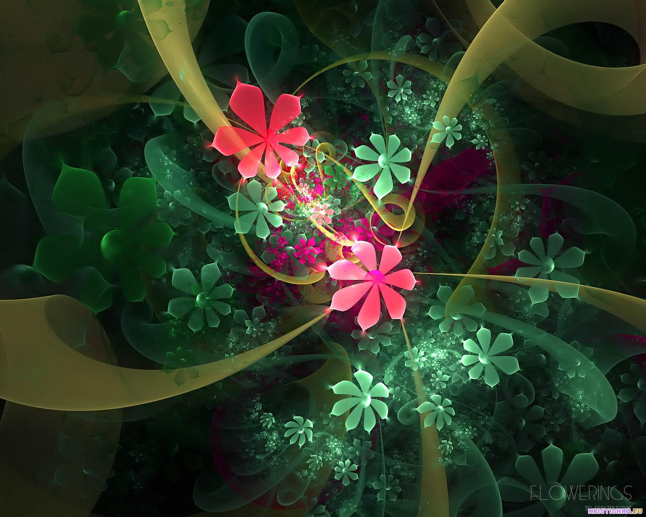 Fractal 3d Flowers The Best Place To Enjoy Your Lovely Desktop