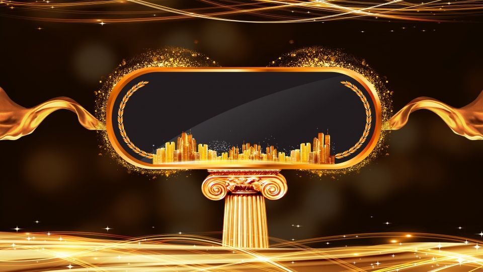 Free download 2019 Black Gold Luxury Awards Background ...