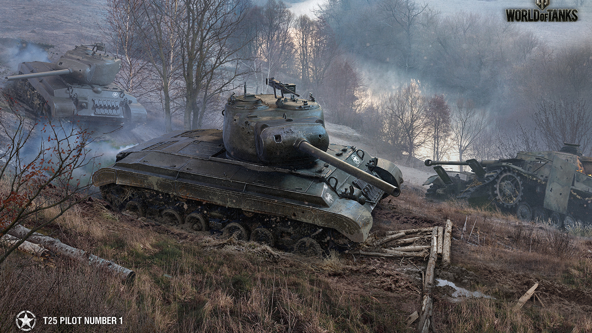 Image Wot Tanks American T25 Pilot Number Games Mud