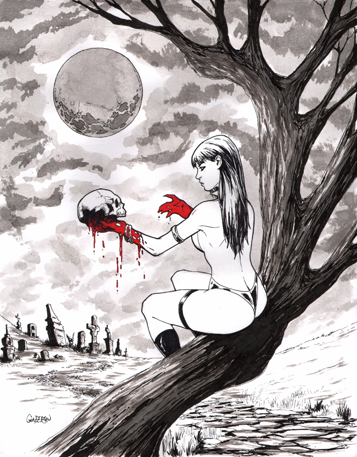 Vampirella Ink Blood By Arciah