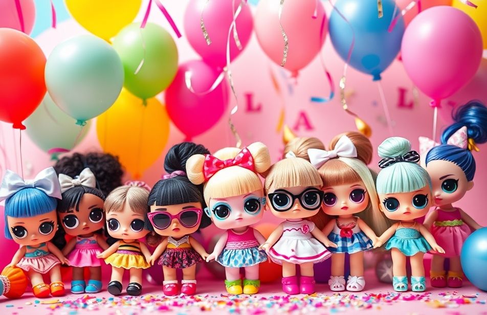 L O Surprise Dolls Wallpaper