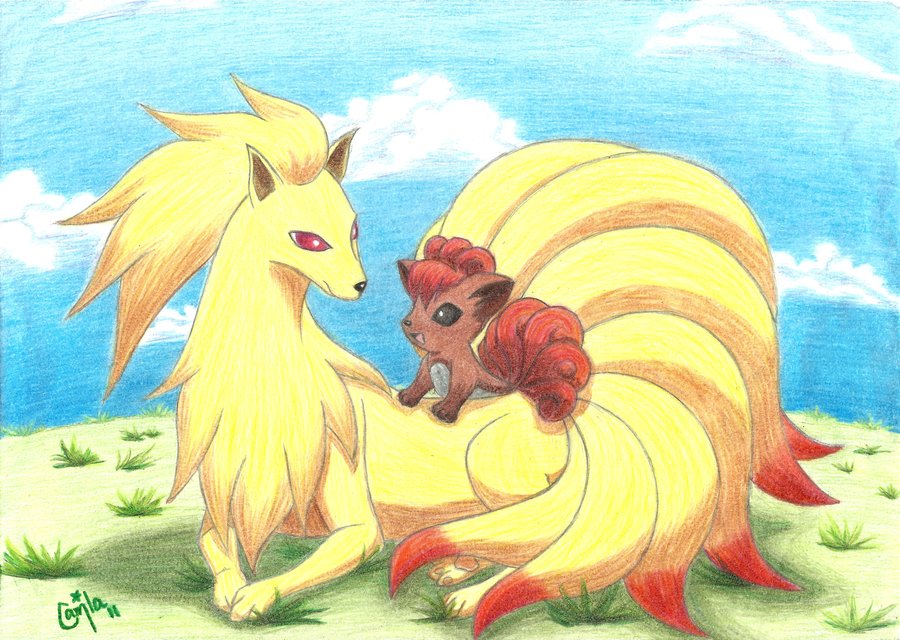 Vulpix And Niails Wallpaper Niales By