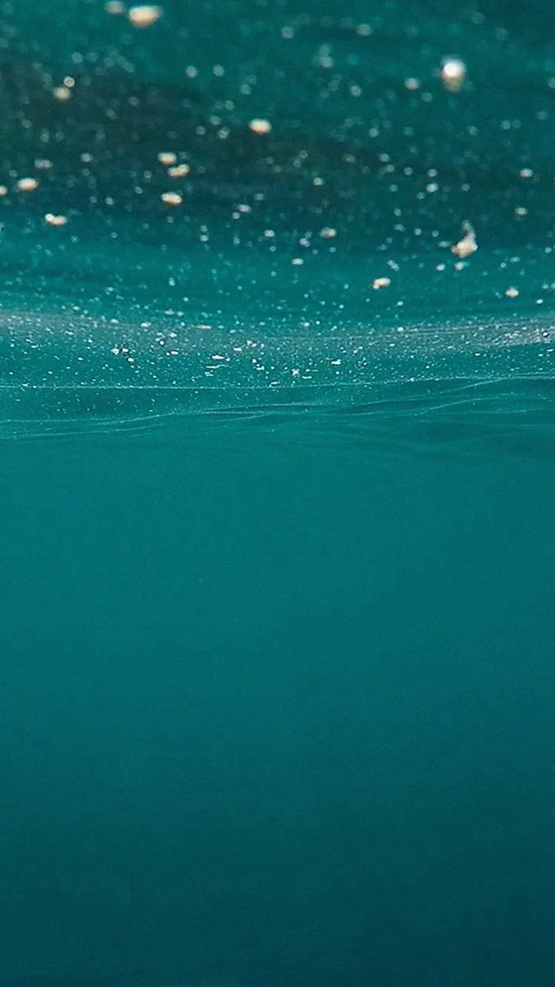 Sea Water Green Under Pattern iPhone Wallpaper