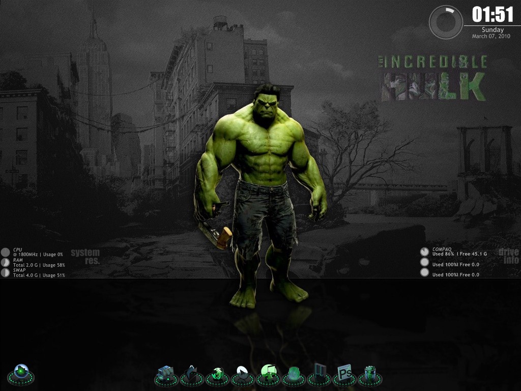 Wallybescotty Deviantart Art The Incredible Hulk Desktop