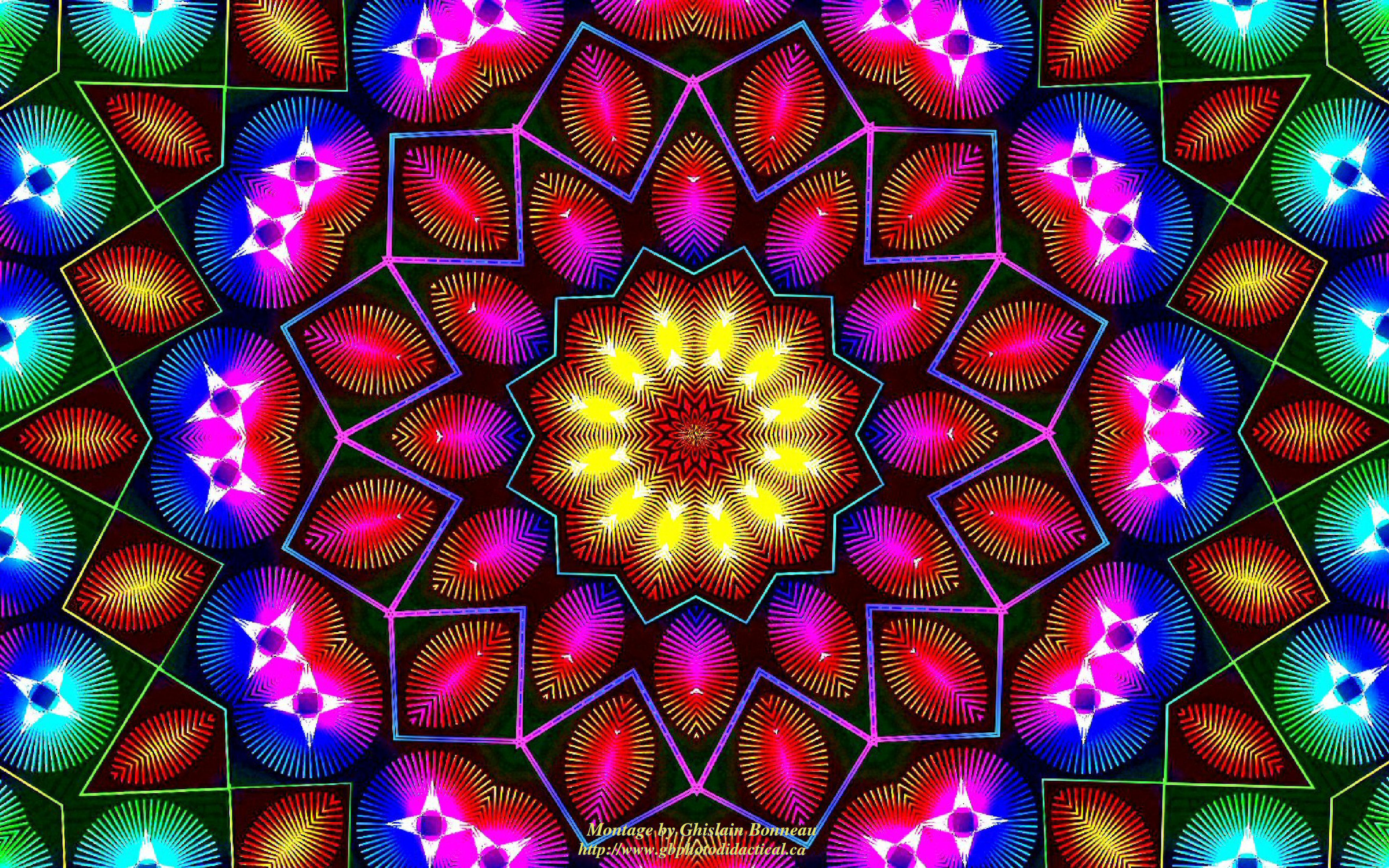 Colorful Kaleidoscope UHD 4K Wallpaper  Pixelzcc
