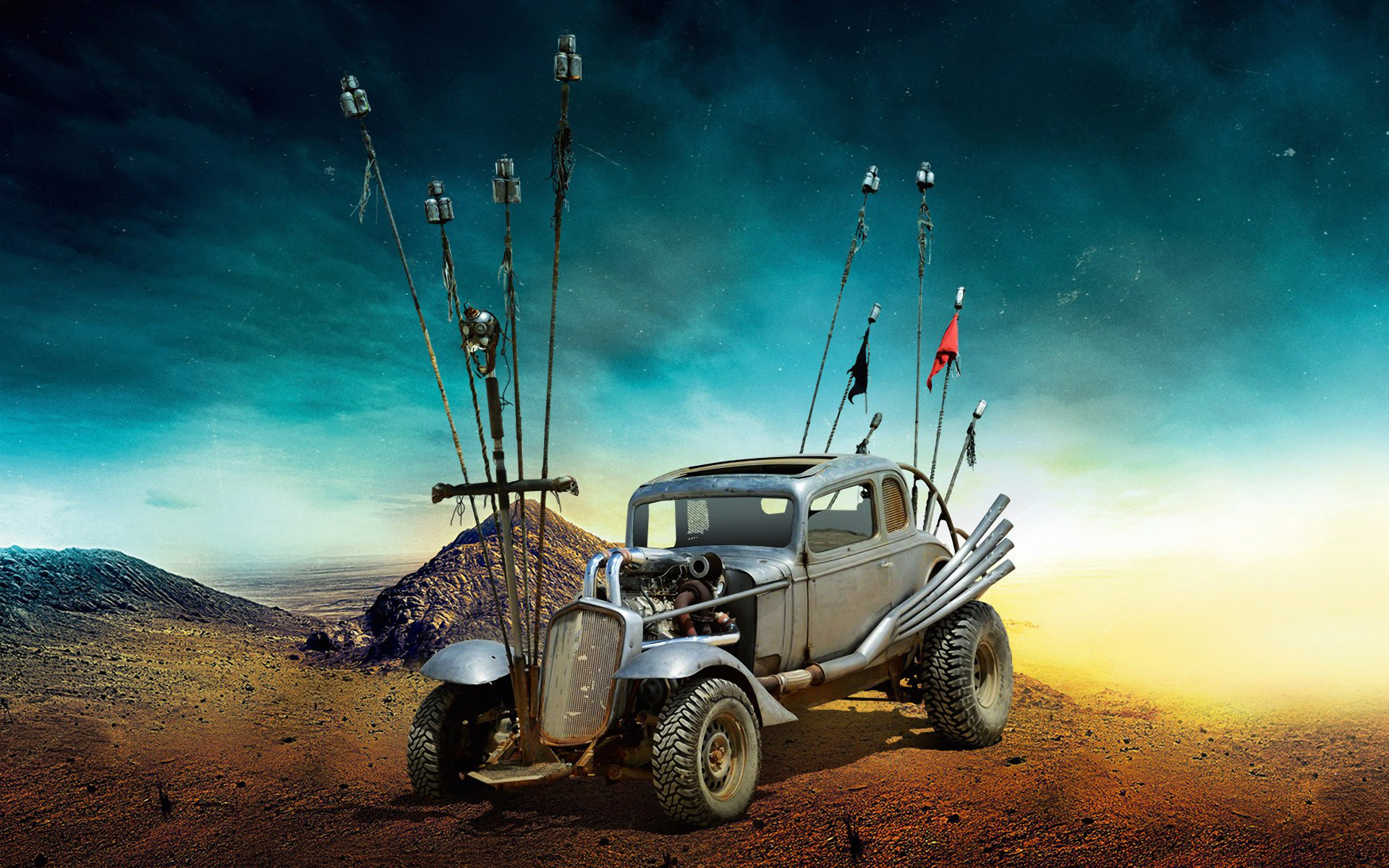 The Nux Car From Mad Max Fury Road Wallpaper