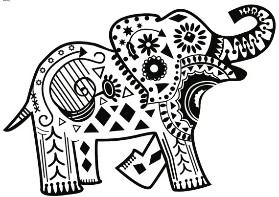 Tribal Elephant Background Elephan