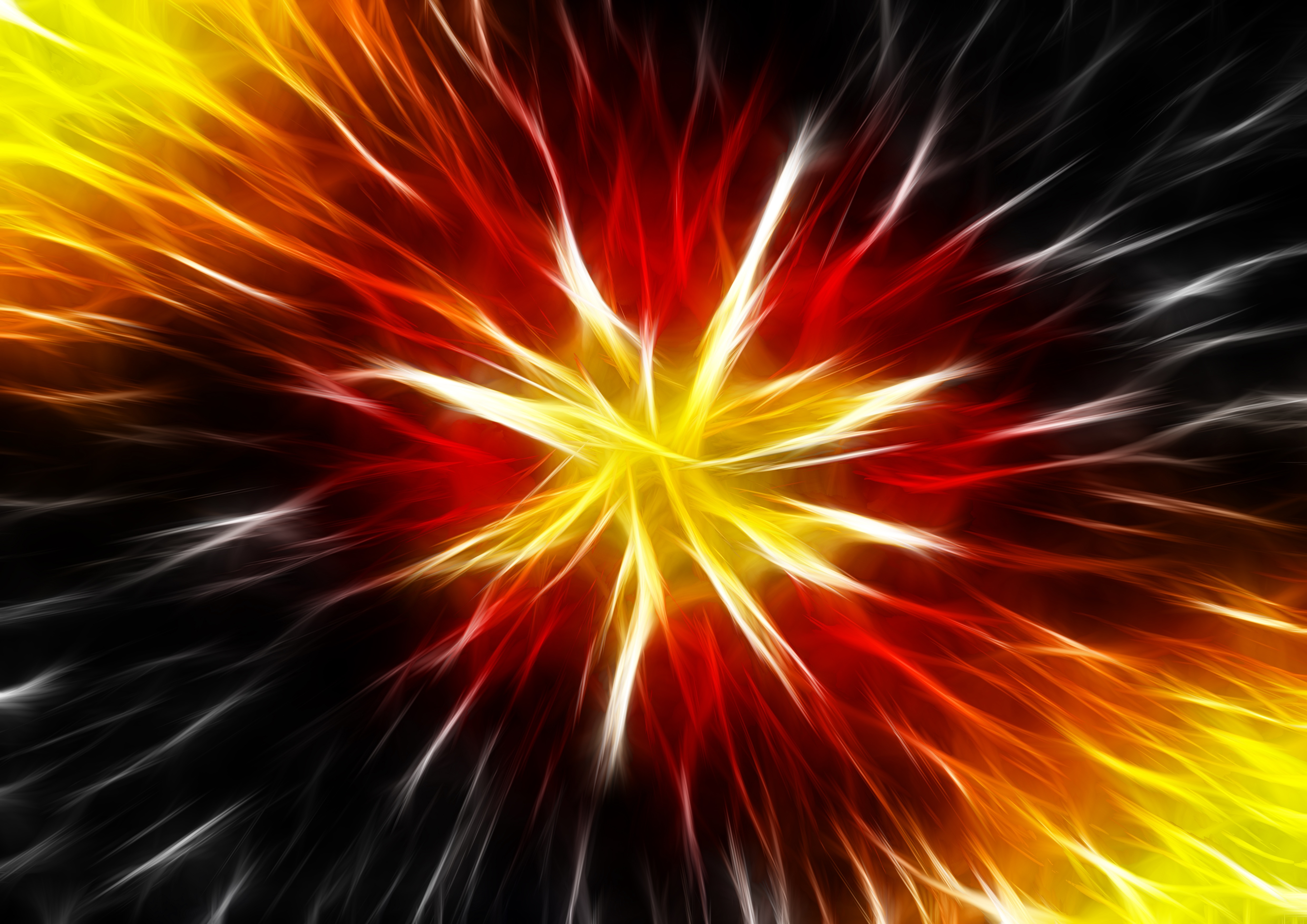 Abstract Star Explosion Wallpaper Image