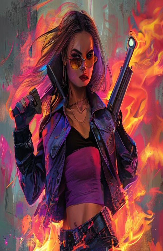 Girls With Guns Wallpaper