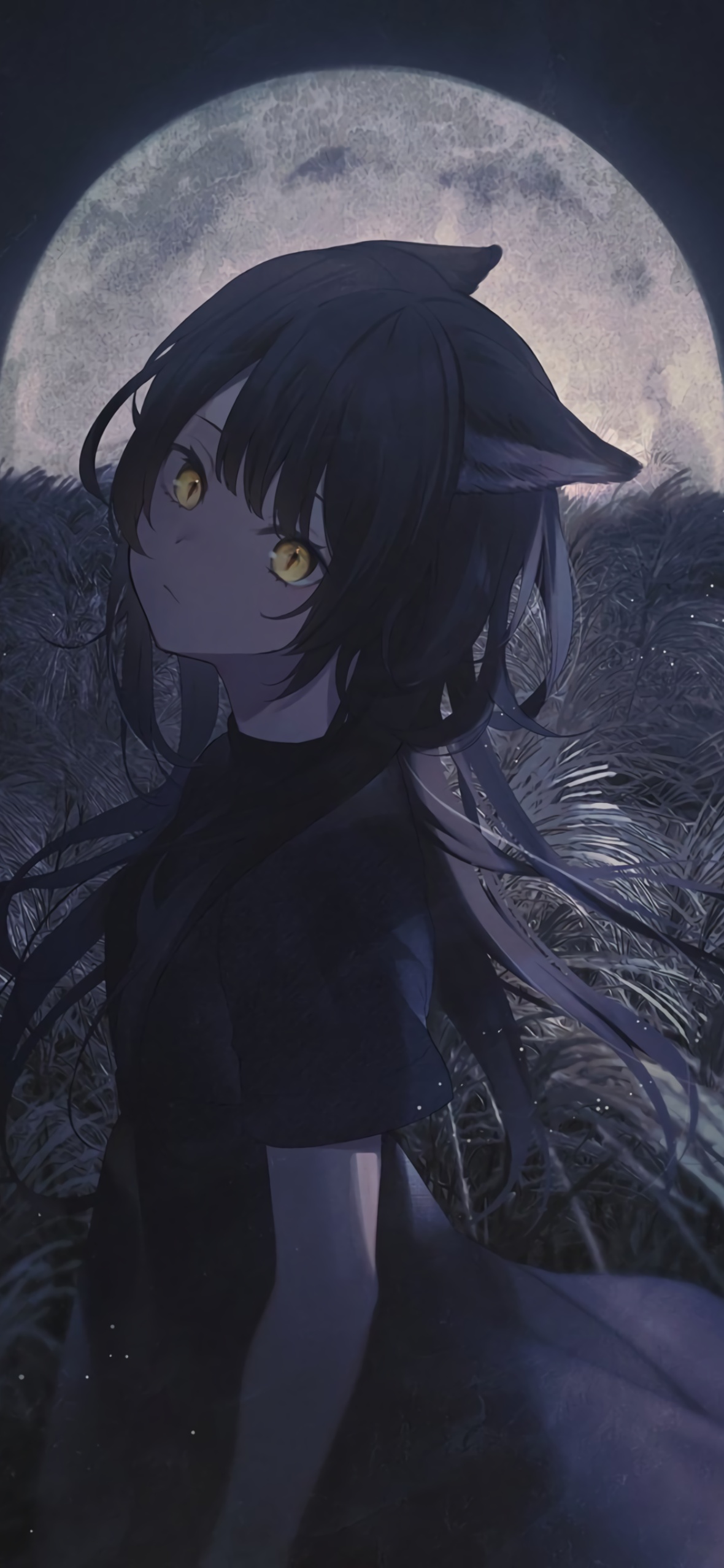 Dark Anime Girl Wallpaper