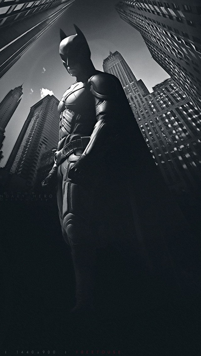 Batman In The Dark Wallpaper iPhone