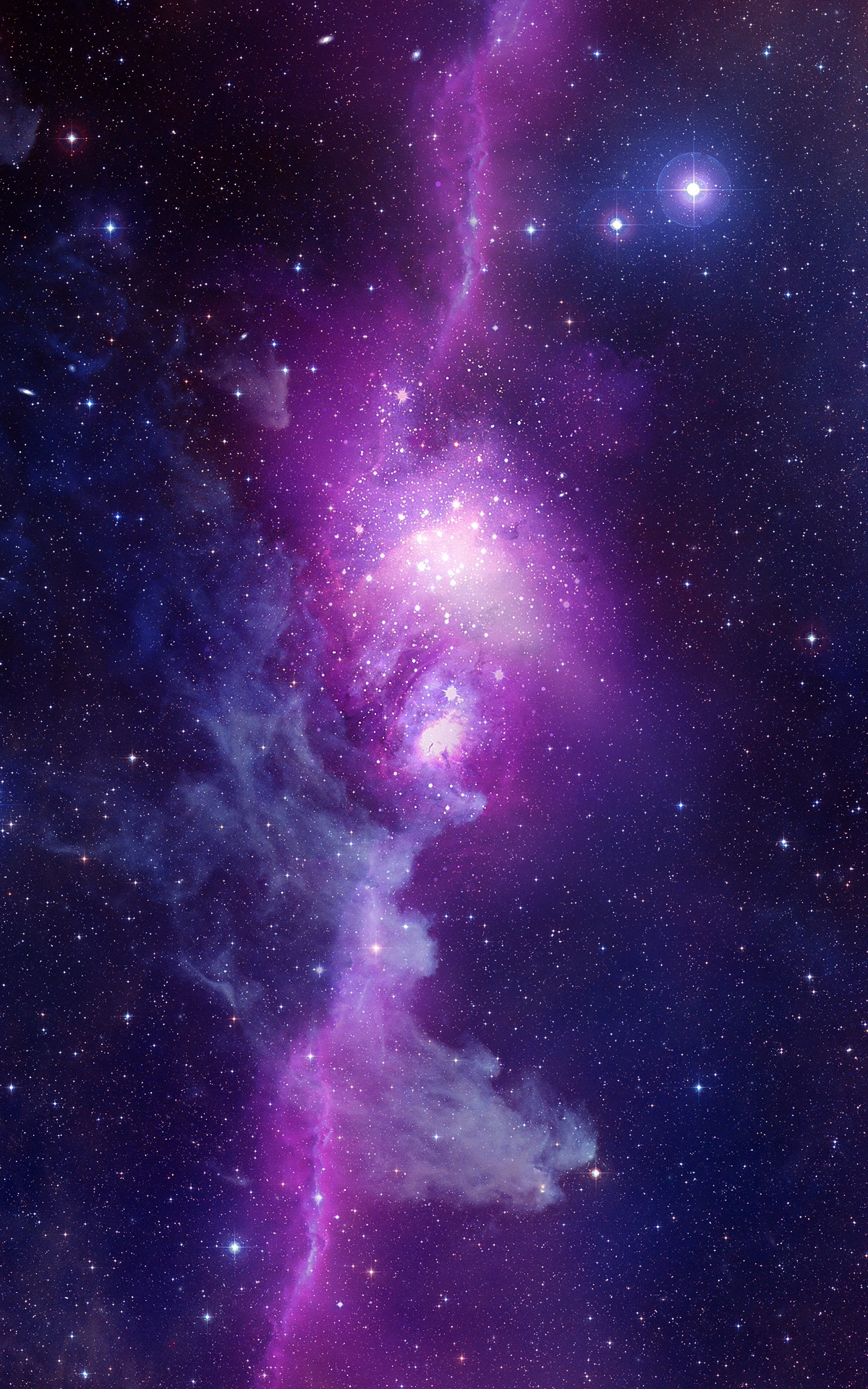 Galaxy Background Portrait