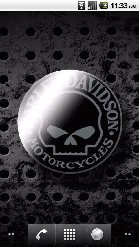 Thread Harley Davidson Black Skull Live Wallpaper v10