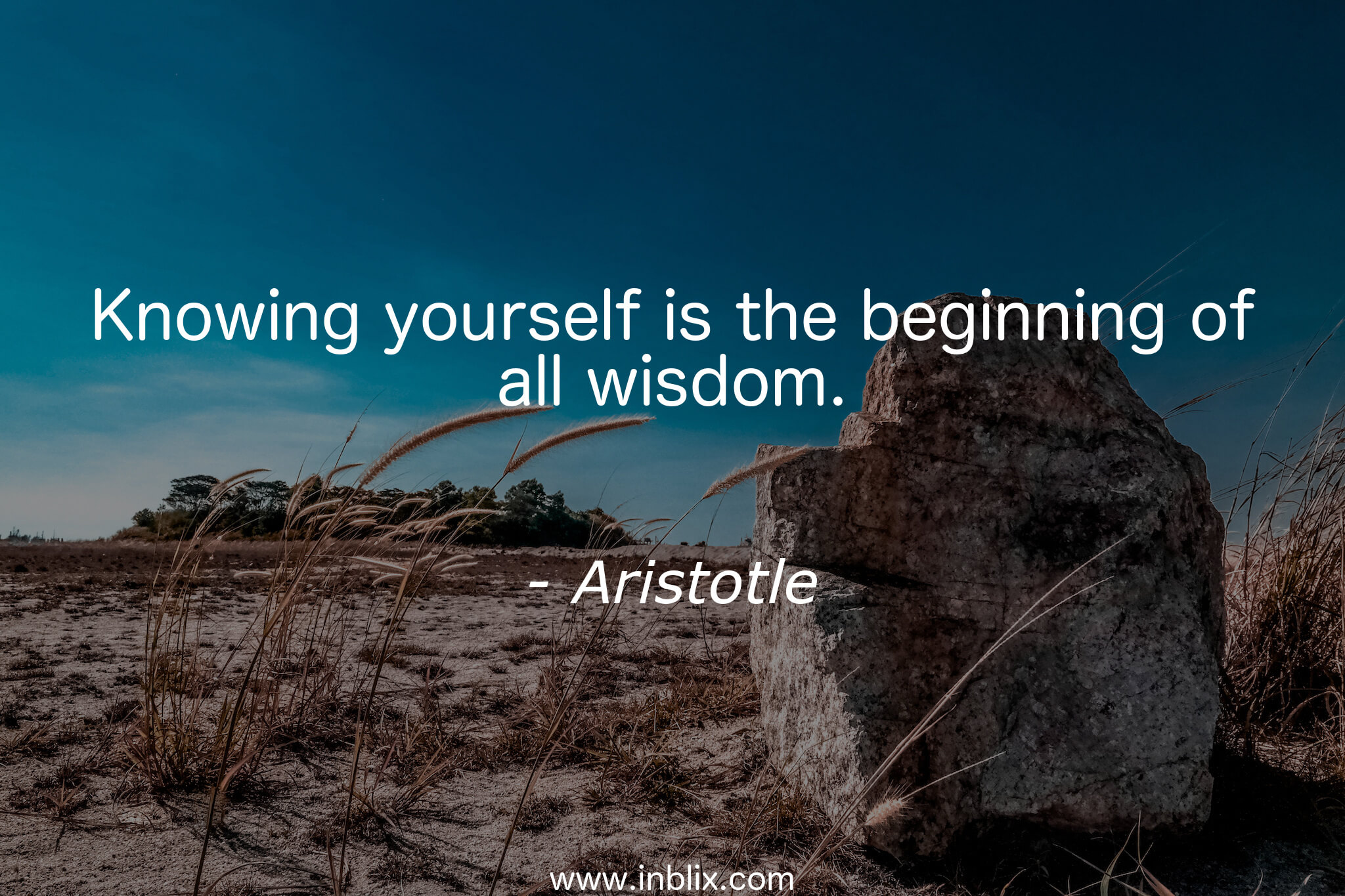 Knowing Yourself Is The Beginn By Aristotle Inblix