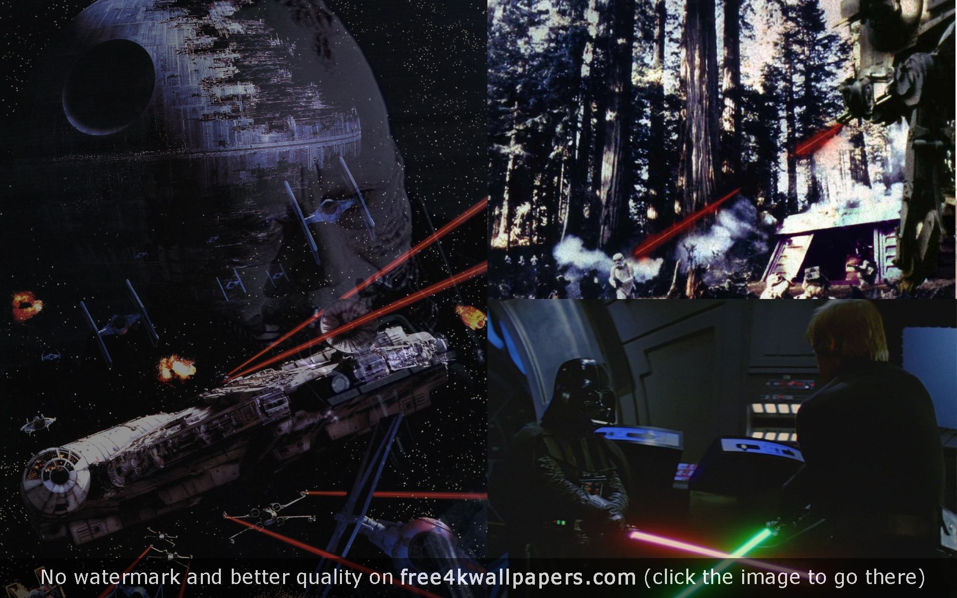 Star Wars Battle Of Endor HD Wallpaper
