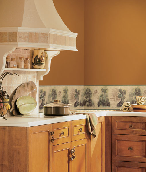 Kitchen Border Wallpaper From Brewster Home Fashions