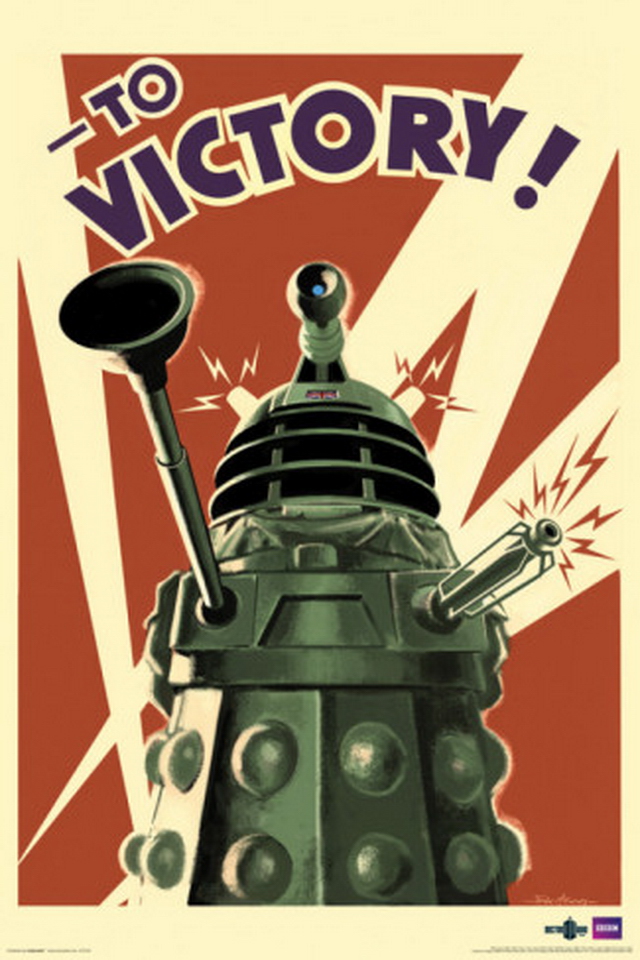 Doctor Who Dalek To Victory iPhone Wallpaper Photo