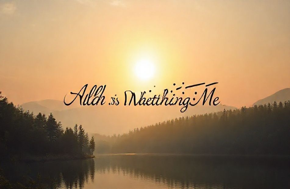 Allah Is Watching Me Wallpaper