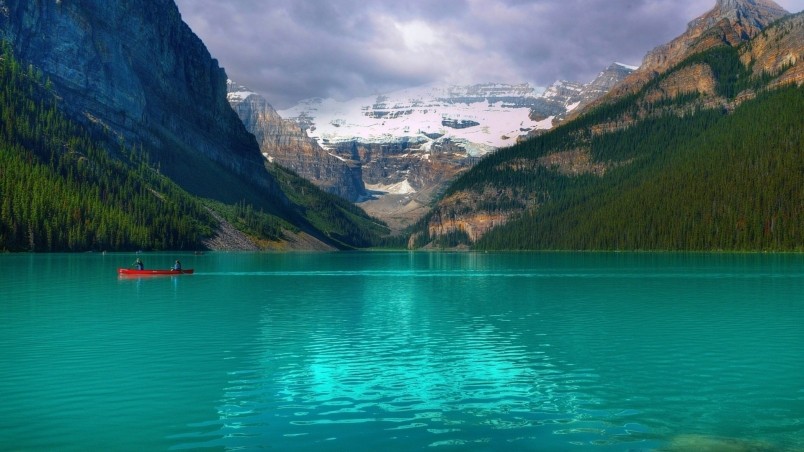 Emerald Lake Louise Canada HD Wallpaper   WallpaperFX