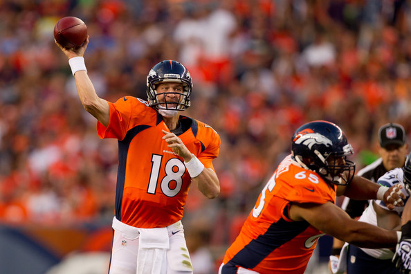 Peyton Manning Quarterback Of The Denver Broncos