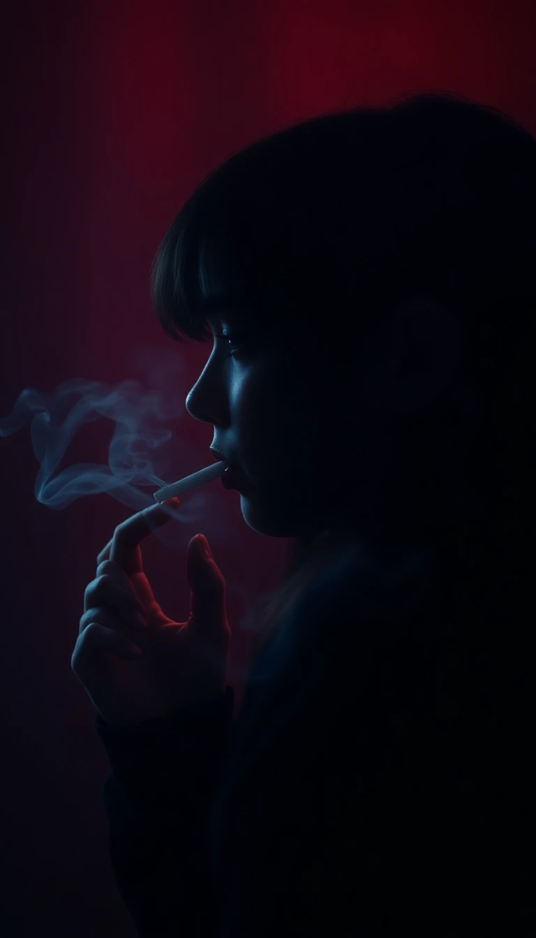 Girl Smoking Wallpaper