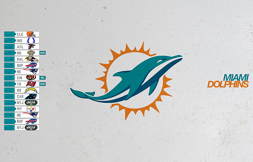 Miami Dolphins Schedule Desktop Wallpaper Photo