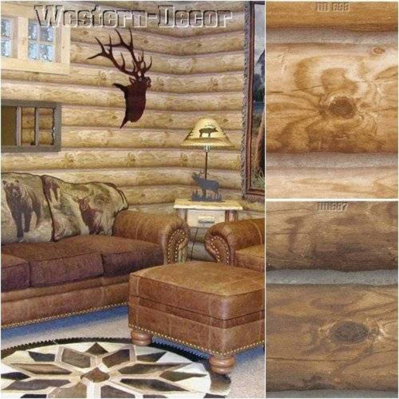 Log Cabin Wallpaper Sample Click Picture To