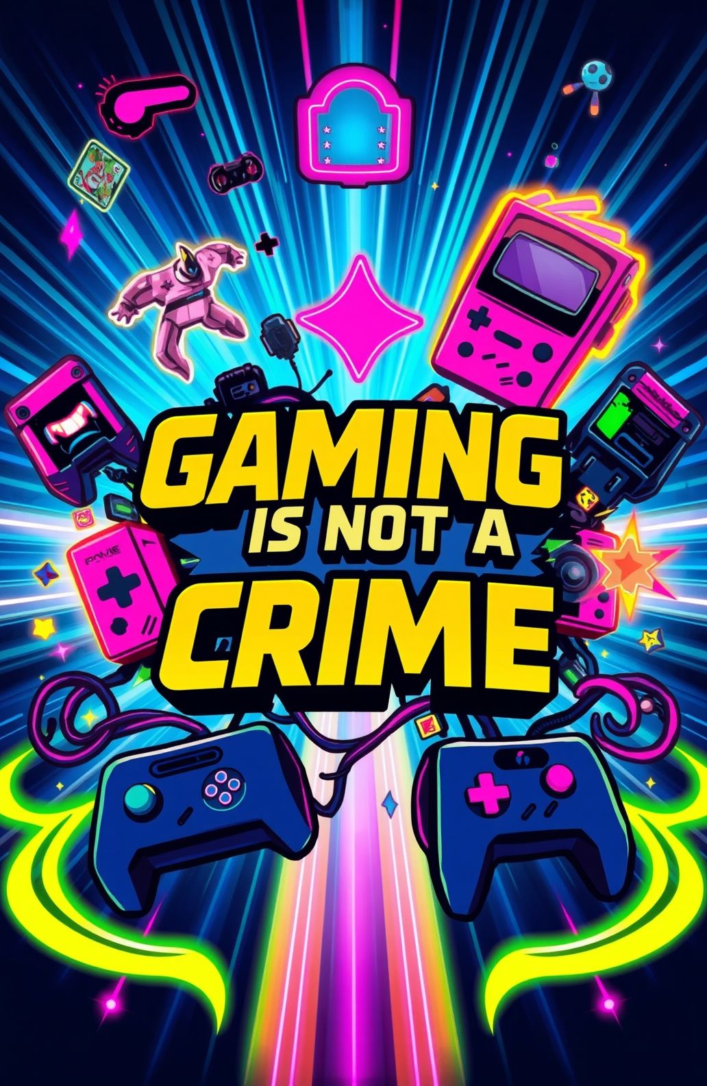 Gaming Is Not A Crime Wallpaper