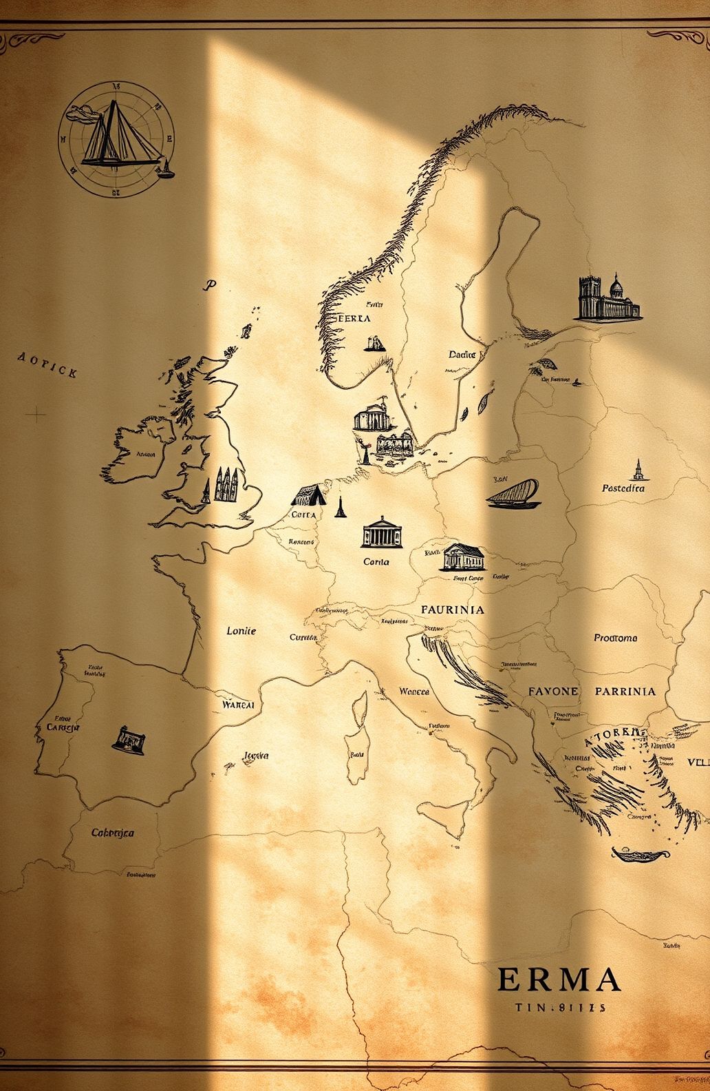 Map Of Europe Wallpaper