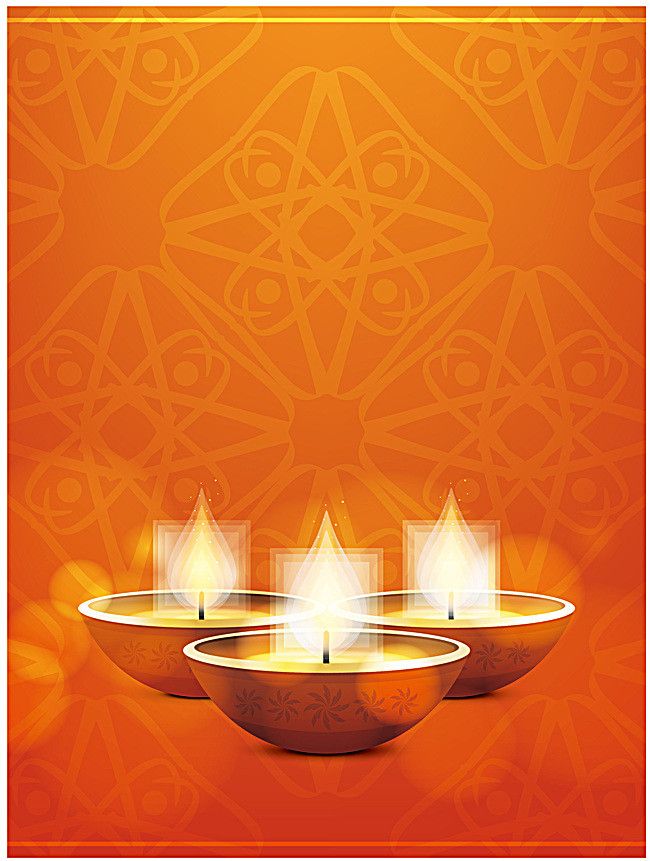 🔥 Download Beautiful Diwali Background With Diya And Paisley Vector ...