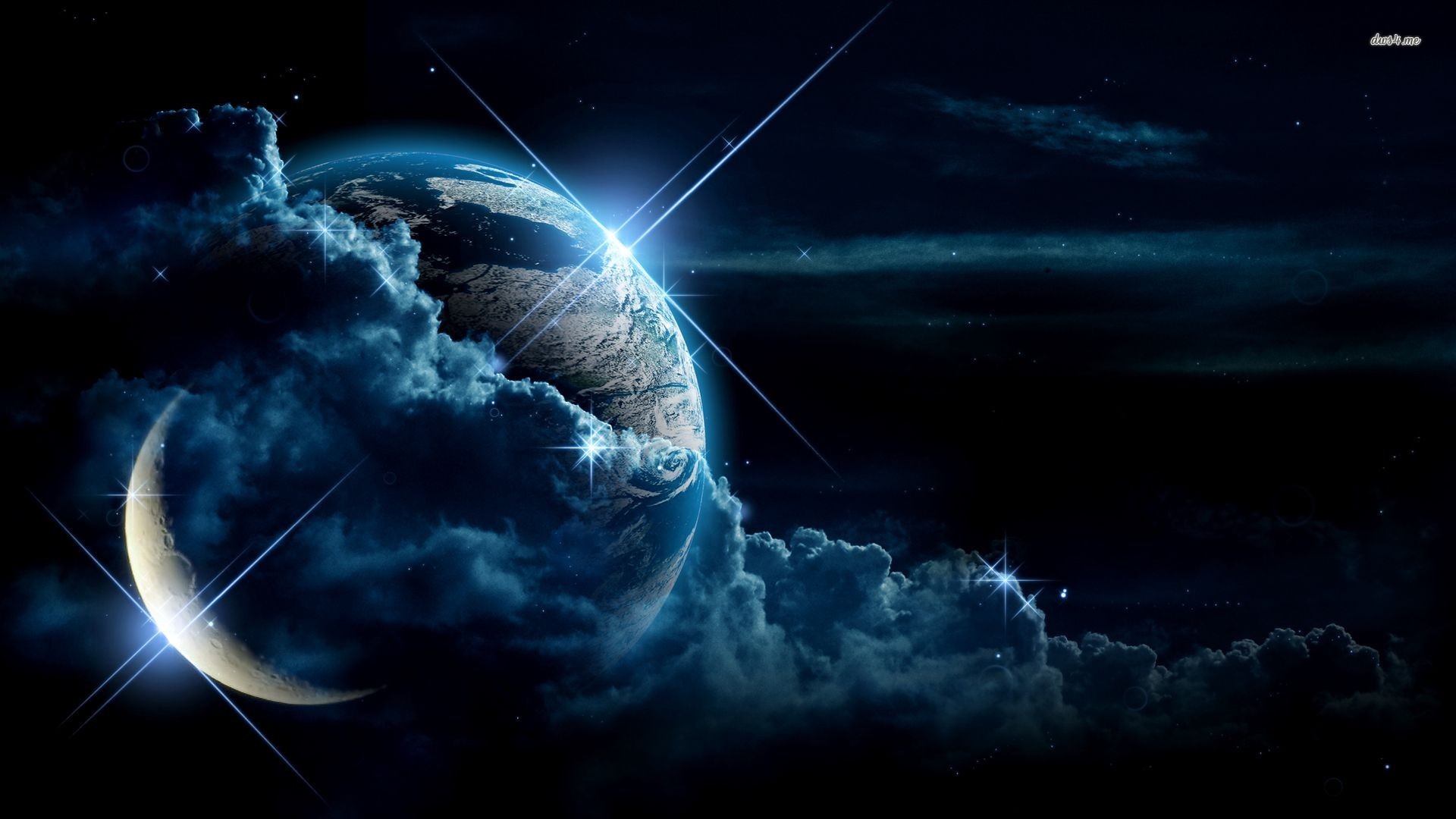 From Space Puter Wallpaper Desktop Background Id