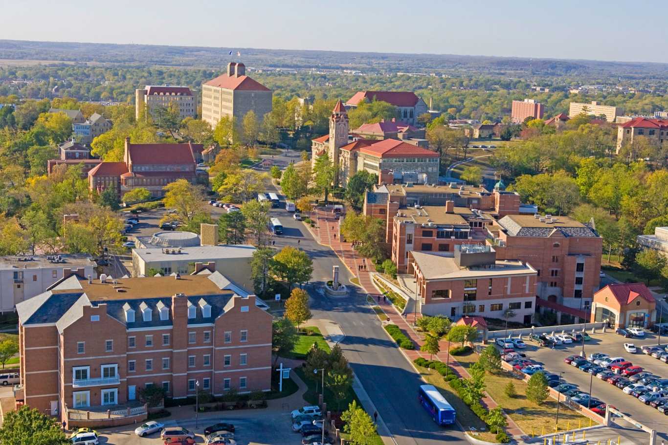 University Of Kansas Campus Aerial Wallpaper